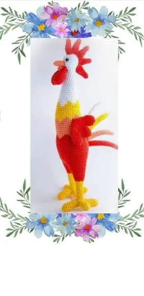 receita amigurumi GALO 2)