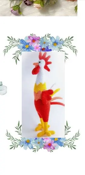 receita amigurumi GALO 2)