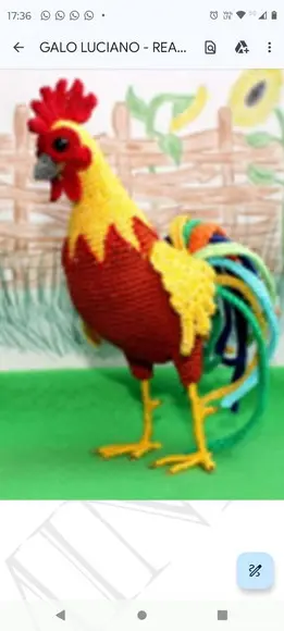 Receita Amigurumi Galo Realista (14)