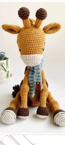 Receita Amigurumi Girafa (4) Tradução