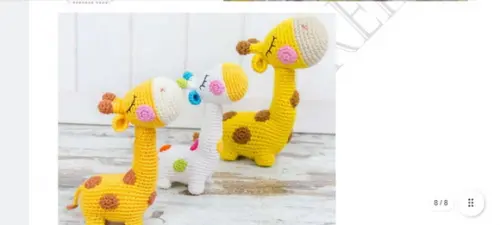 Receita Amigurumi Girafa (5) Tradução