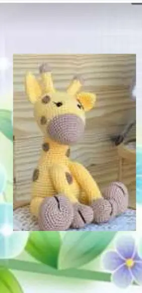 receita amigurumi GIRAFA (7) tradução