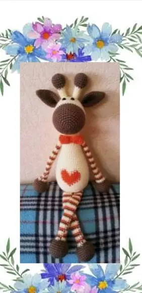 Receita Amigurumi Girafa (9) Tradução