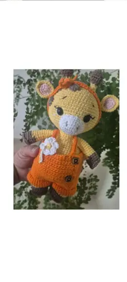 Receita Amigurumi Girafa- Casal (6) Tradução