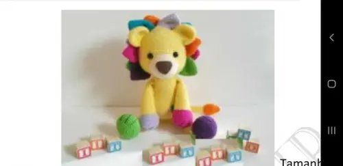 receita amigurumi LEÃO (4) tradução