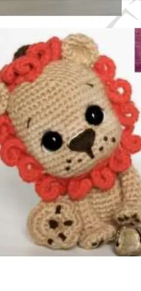 receita amigurumi LEÃO (6) tradução
