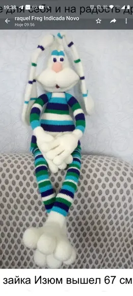 Receita Amigurumi Lebre - Tradução