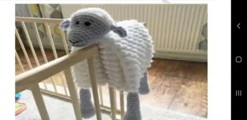 receita amigurumi manta ovelha
