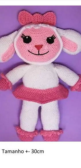 receita amigurumi OVELHA (2) tradução