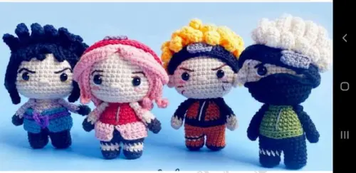 receita amigurumi personagem animê (4)