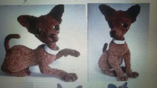 Receita Amigurumi Pinscher - Toy Terrier