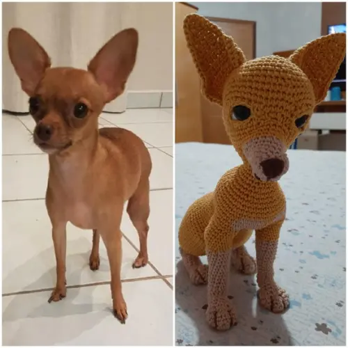 Receita Amigurumi Pinscher - Toy Terrier
