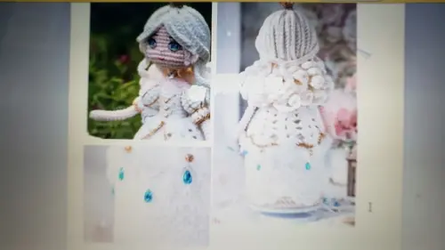 receita amigurumi Princesa CHINESA tradução
