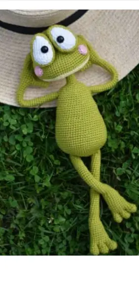 Receita Amigurumi Sapo