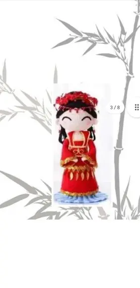 Receita Amigurumi- Casal de Chineses