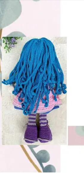Receita Boneca Com Vestido Azul Tradução