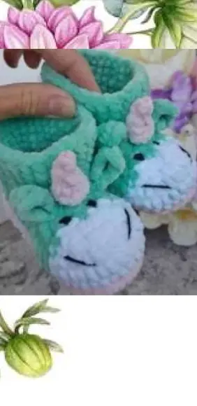 Receita Botinhas Girafa e Unicórnio