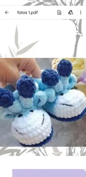 Receita Botinhas Girafa e Unicórnio