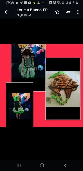 receita CROCHÊ CAPUZ DE HALLOWEEN