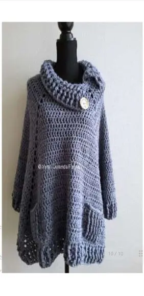 receita CROCHÊ PONCHO (1)