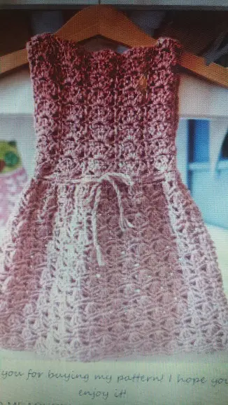 receita CROCHÊ VESTIDO 1
