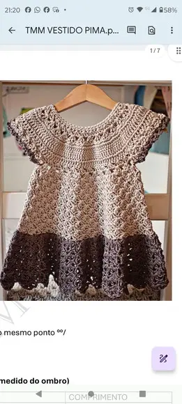 Receita Crochê Vestido 2