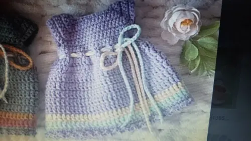 Receita Crochê Vestido e Sapato Boneca Turca