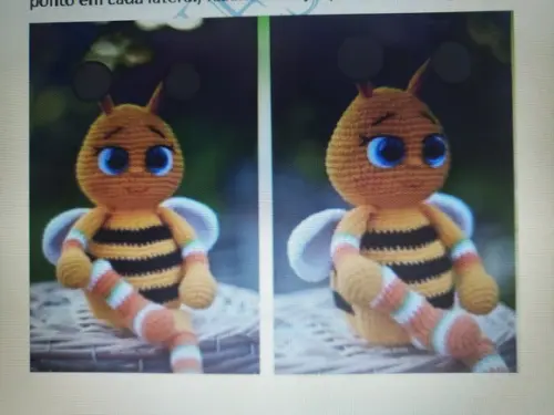 Receita de Amigurumi ABELHA