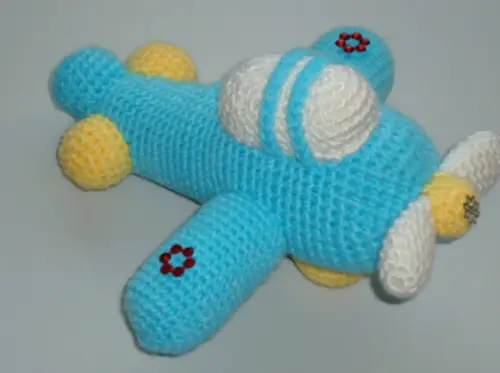 Receita de Amigurumi Aeronave Tradução