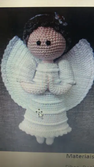 Receita de Amigurumi ANJO (3) tradução