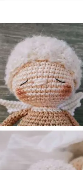Receita de Amigurumi Anjo (4) Tradução