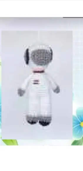 Receita de Amigurumi ASTRONAUTA