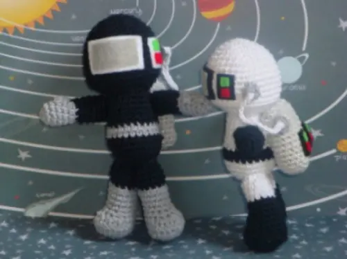 Receita de Amigurumi ASTRONAUTA