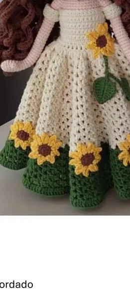 Receita de Amigurumi Boneca (35) Tradução