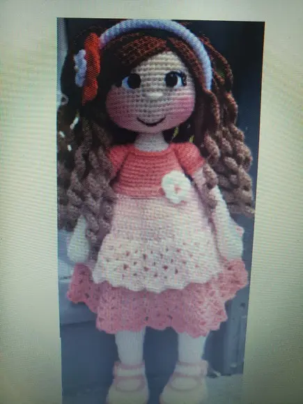 Receita de Amigurumi Boneca (19 )tradução