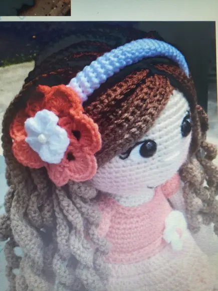 Receita de Amigurumi Boneca (19 )tradução
