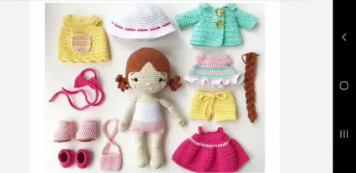 Receita De Amigurumi Boneca (6)+ Acessórios