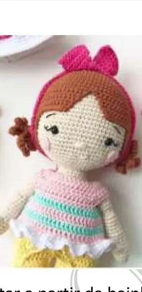 Receita De Amigurumi Boneca (6)+ Acessórios