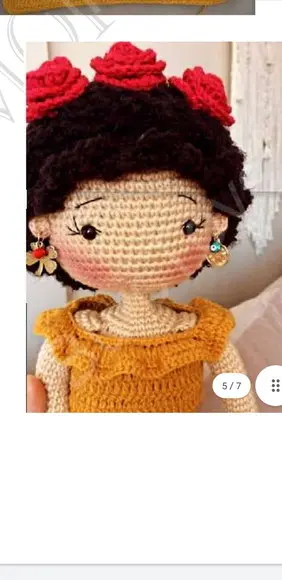Receita de Amigurumi BONECA (69) tradução