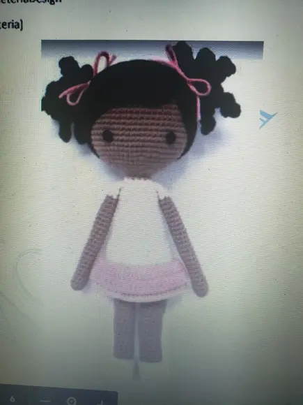 Receita de Amigurumi BONECA (9) tradução