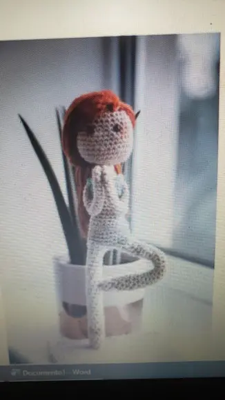 Receita de Amigurumi BONECA fazendo Yoga - tradução