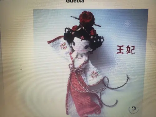 Receita De Amigurumi Boneca Gueixa