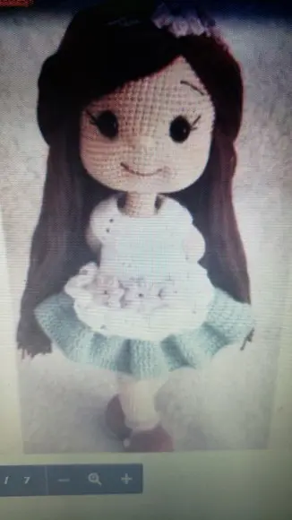 Receita de Amigurumi BONECA RUSSA tradução