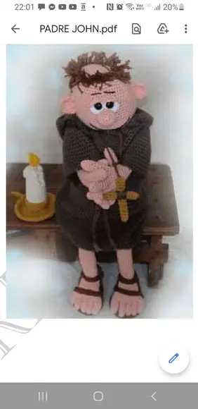 Receita de Amigurumi Boneco (10)