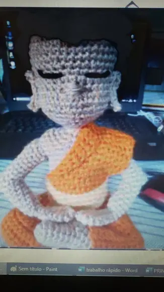 Receita de Amigurumi Buda Meditação (3) Tradução