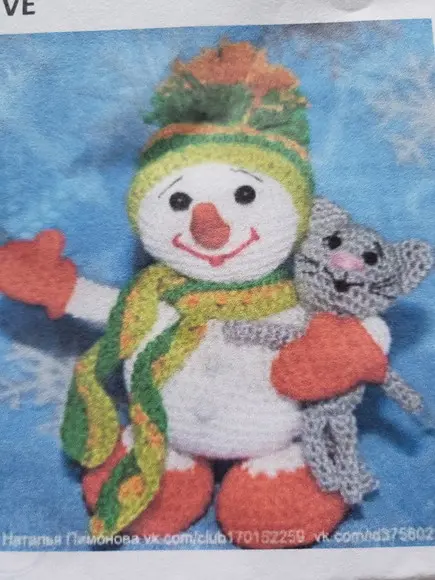Receita De Amigurumi Boneco De Neve Tradução