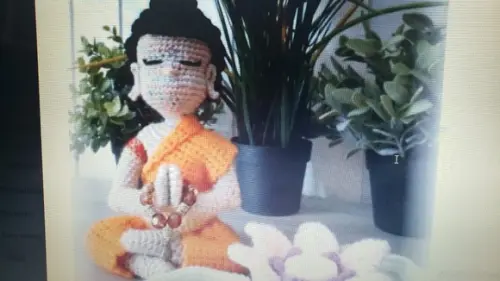 Receita de Amigurumi Buda Meditação (3) Tradução