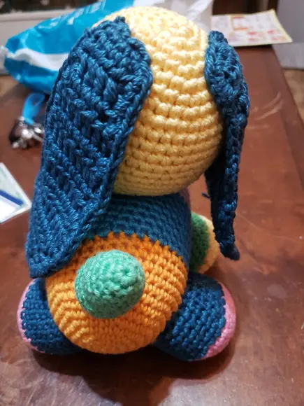Receita de Amigurumi CACHORRO Colorido tradução