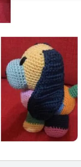 Receita de Amigurumi CACHORRO Colorido tradução