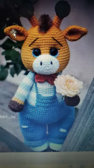 Receita de Amigurumi CASAL DE GIRAFAS tradução